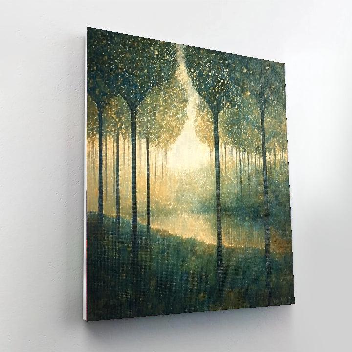 Georges Seurat Inspired Tranquil Forests  Paint By Numbers Kits