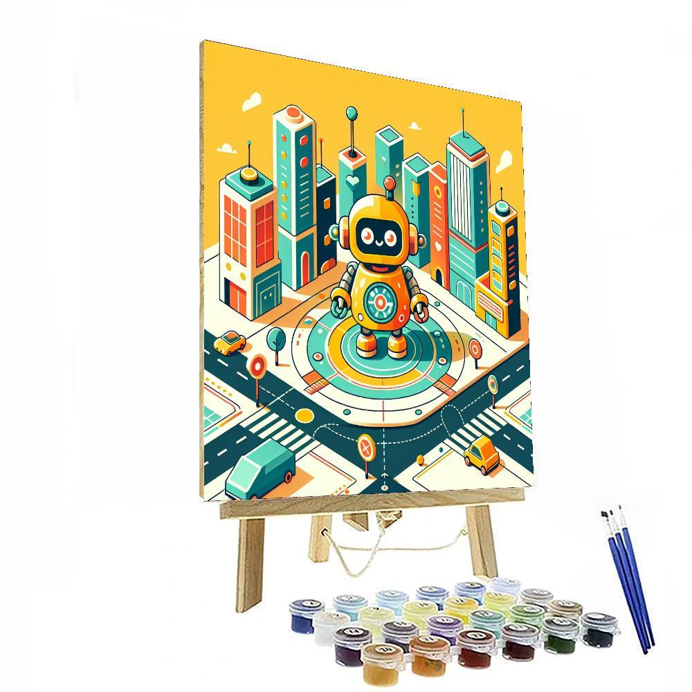 Robot City Innovators Paint By Color