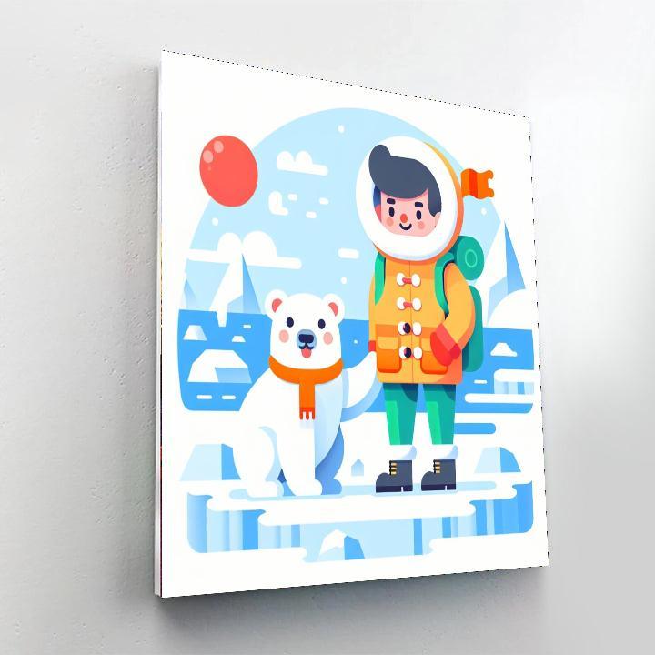 Arctic Explorer Expedition Painting Number Kit