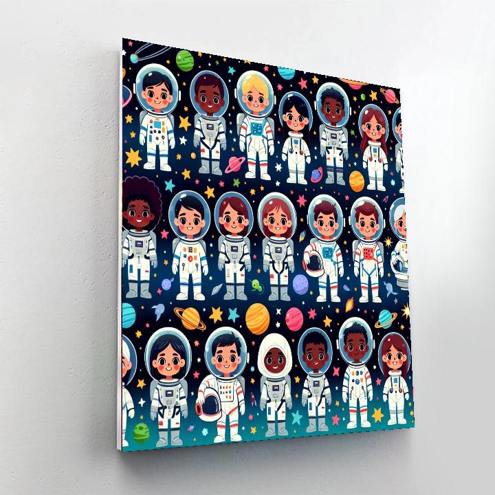 Galaxy Explorer's Journey DIY Paint By Numbers