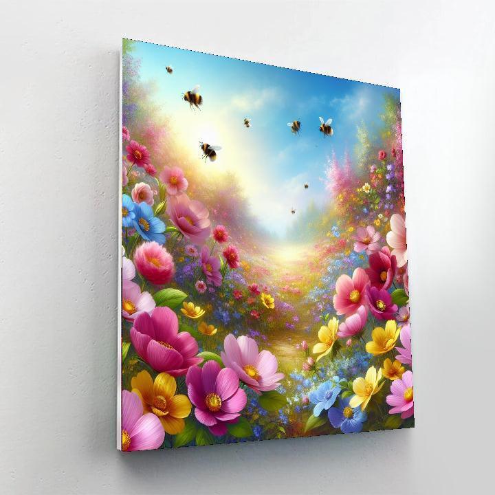 Breezy Spring Meadow Numbered Painting Kits