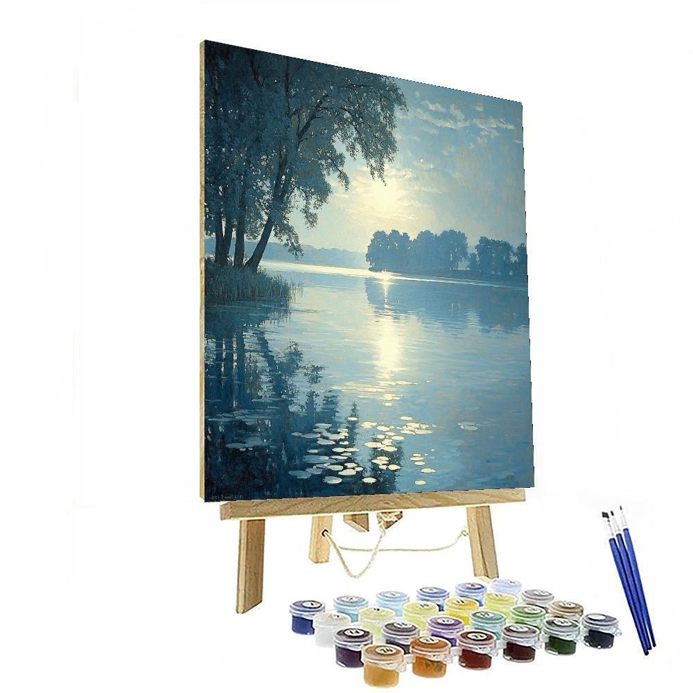 John Singer Sargent Inspired Silent Reflection  Number Painting