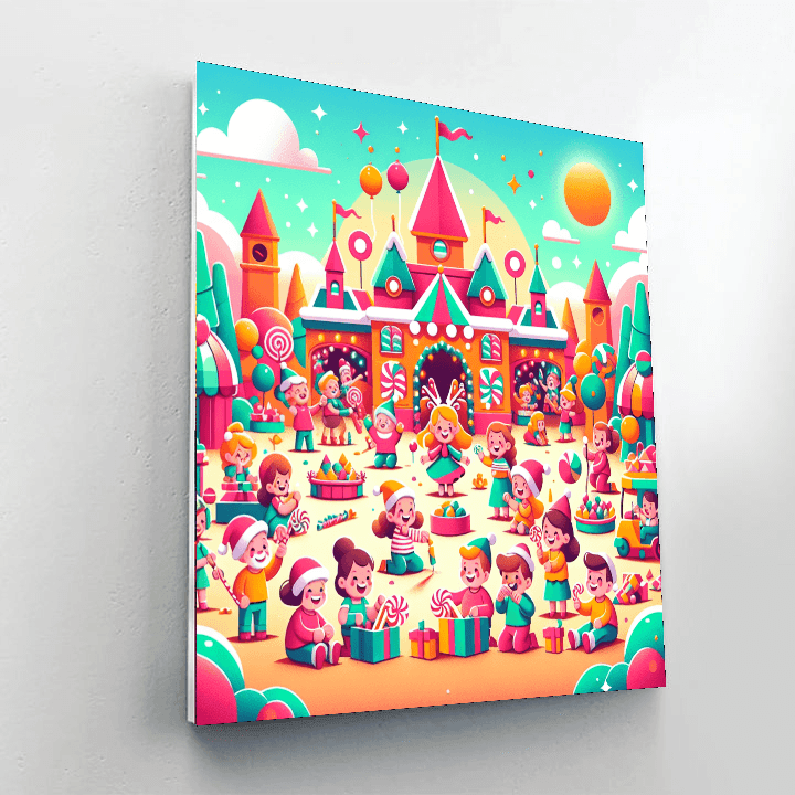 Colorful Festival Of Friends Paint By Number