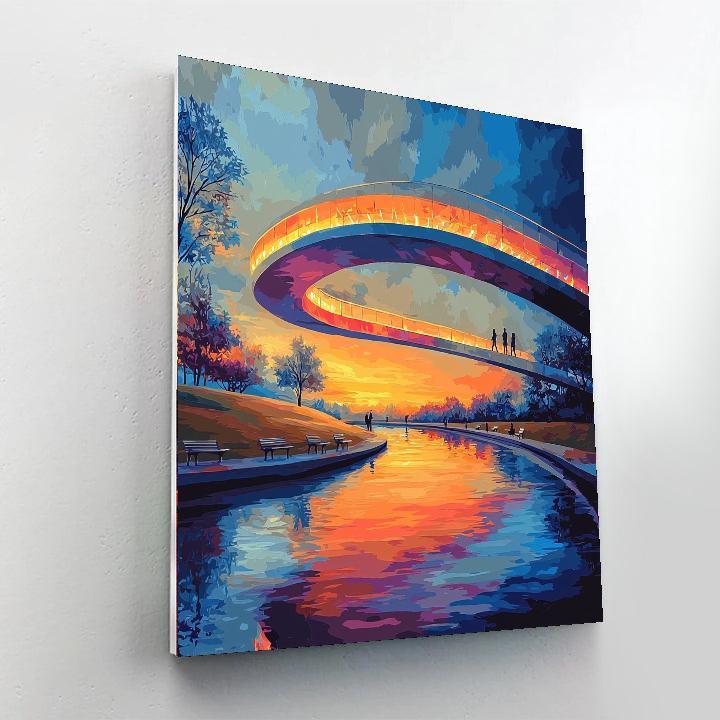 The Infinity Bridge Painting Number Kit
