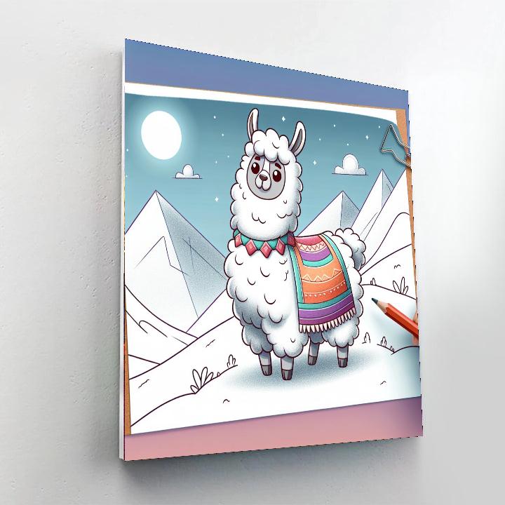 Happy Llama Adventure Paint By Numbers