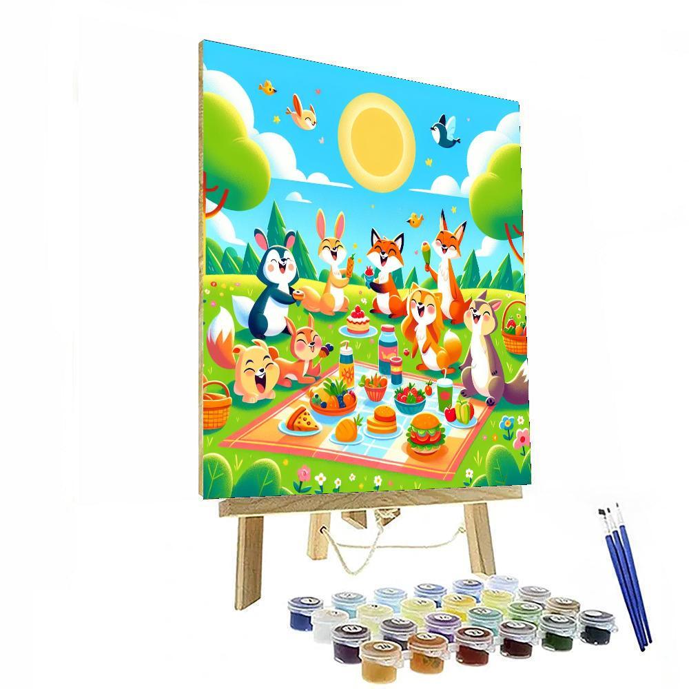 Delightful Spring Picnic Paint By Numbers Kits