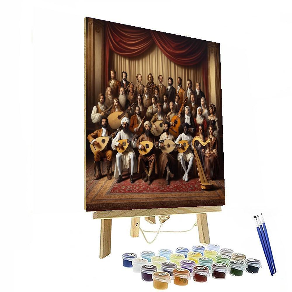 Renaissance Music Ensemble Paint By Numbers Art