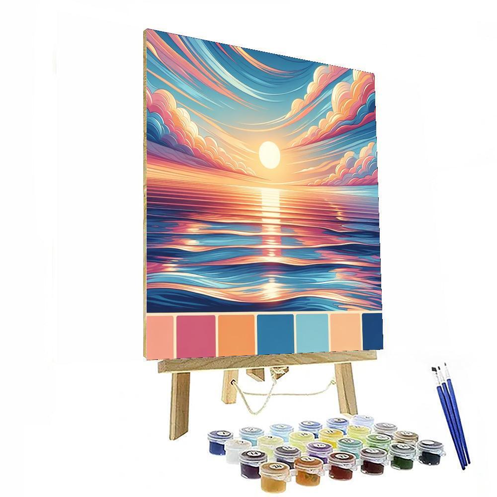 Majestic Ocean Horizon Paint By Numbers Kits