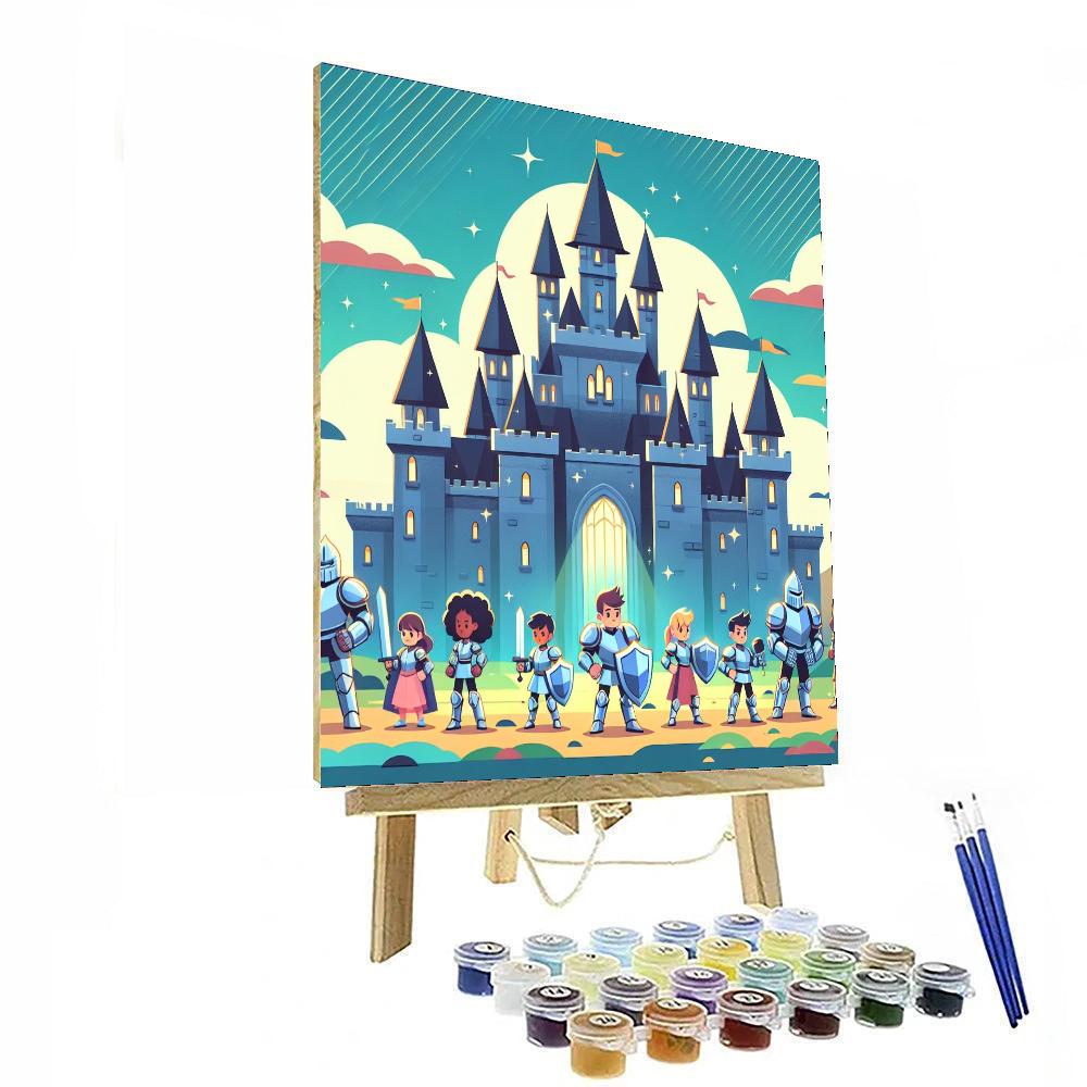Castle Defender's Duty Number Painting