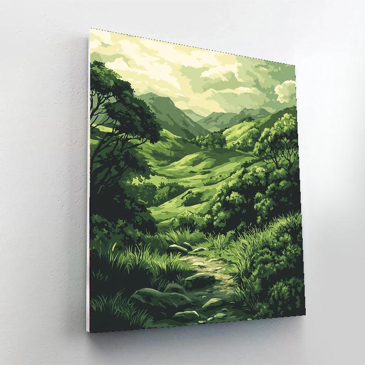 Leonardo Da Vinci Inspired Mysterious Shadows  Paint By Numbers Art