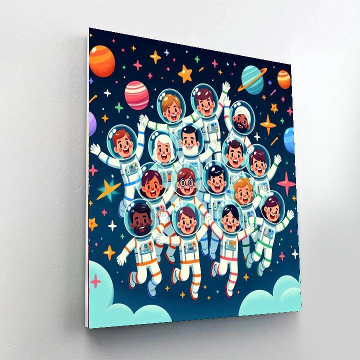 Amazing Astronaut Adventures Paint By Numbers Kits