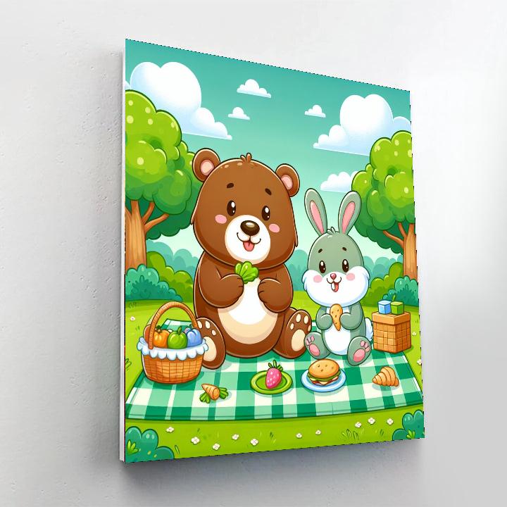 Cheery Picnic Paint By Number