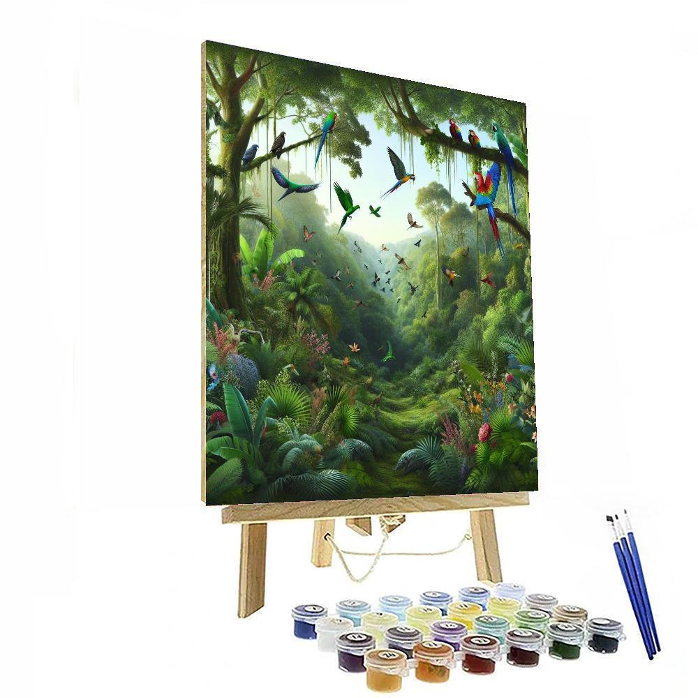 Whispers Of The Rainforest Numbered Painting Kits