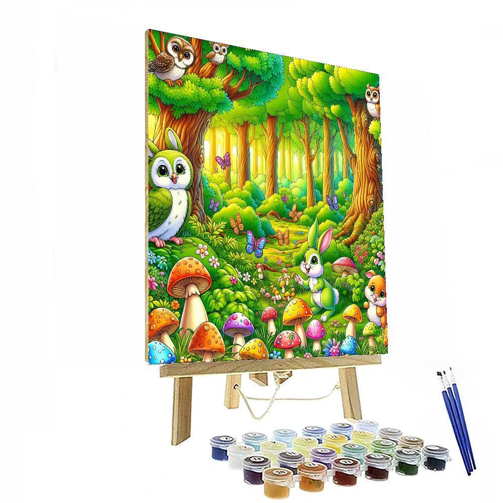 Mystic Forest For Little Dreamers Numbered Painting Kits