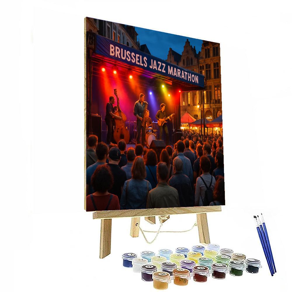 Brussels Jazz Marathon - Belgium Painting Number Kit