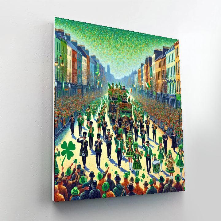 St Patrick's Day - Dublin Paint By Numbers Art