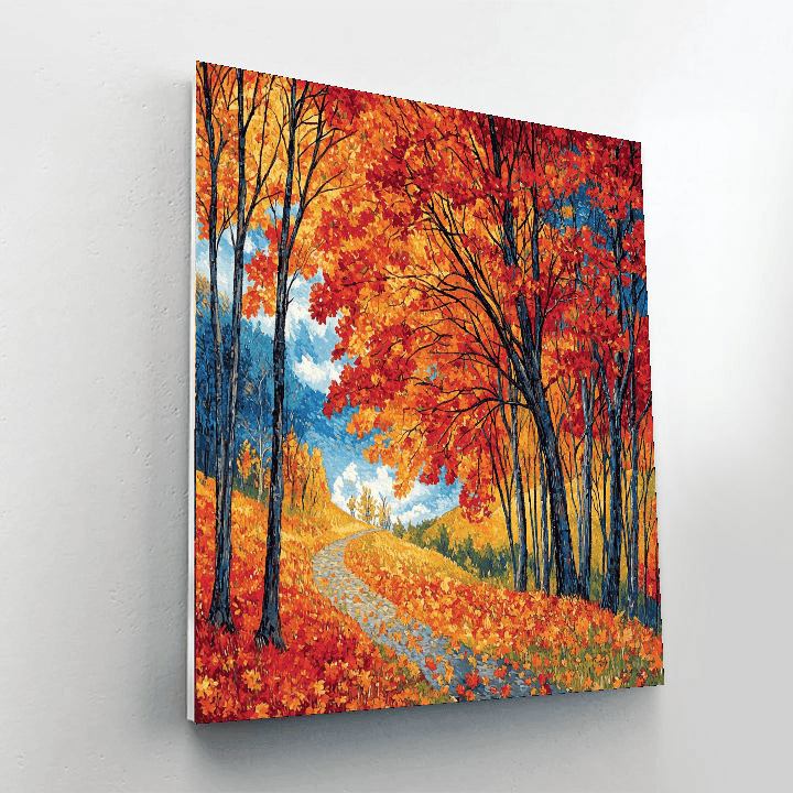 Vincent Van Gogh Inspired Colors Of Autumn  Paint By Numbers Art