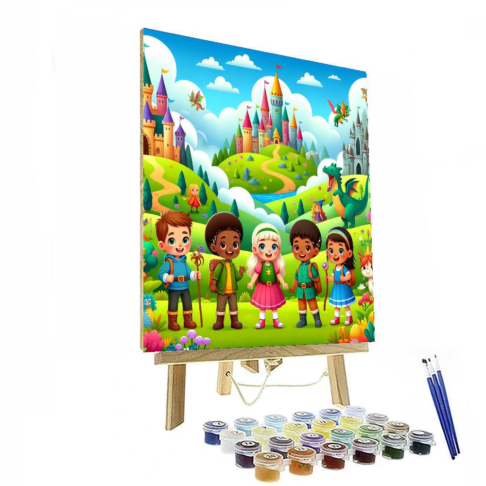 Exploring Magical Worlds Paint By Numbers Art