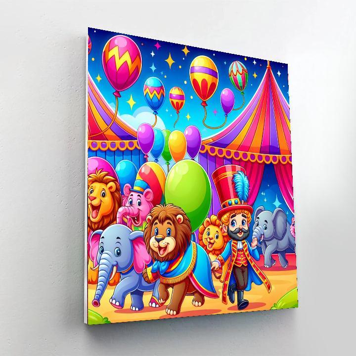 Fairytale Animal Circus Paint By Numbers Kits