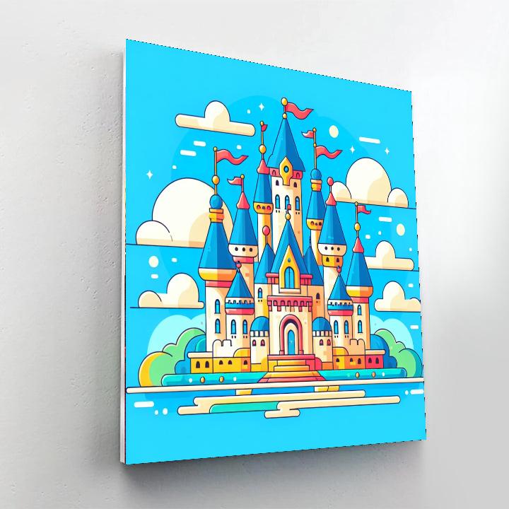 Dream Castle Adventure Paint By Numbers Art