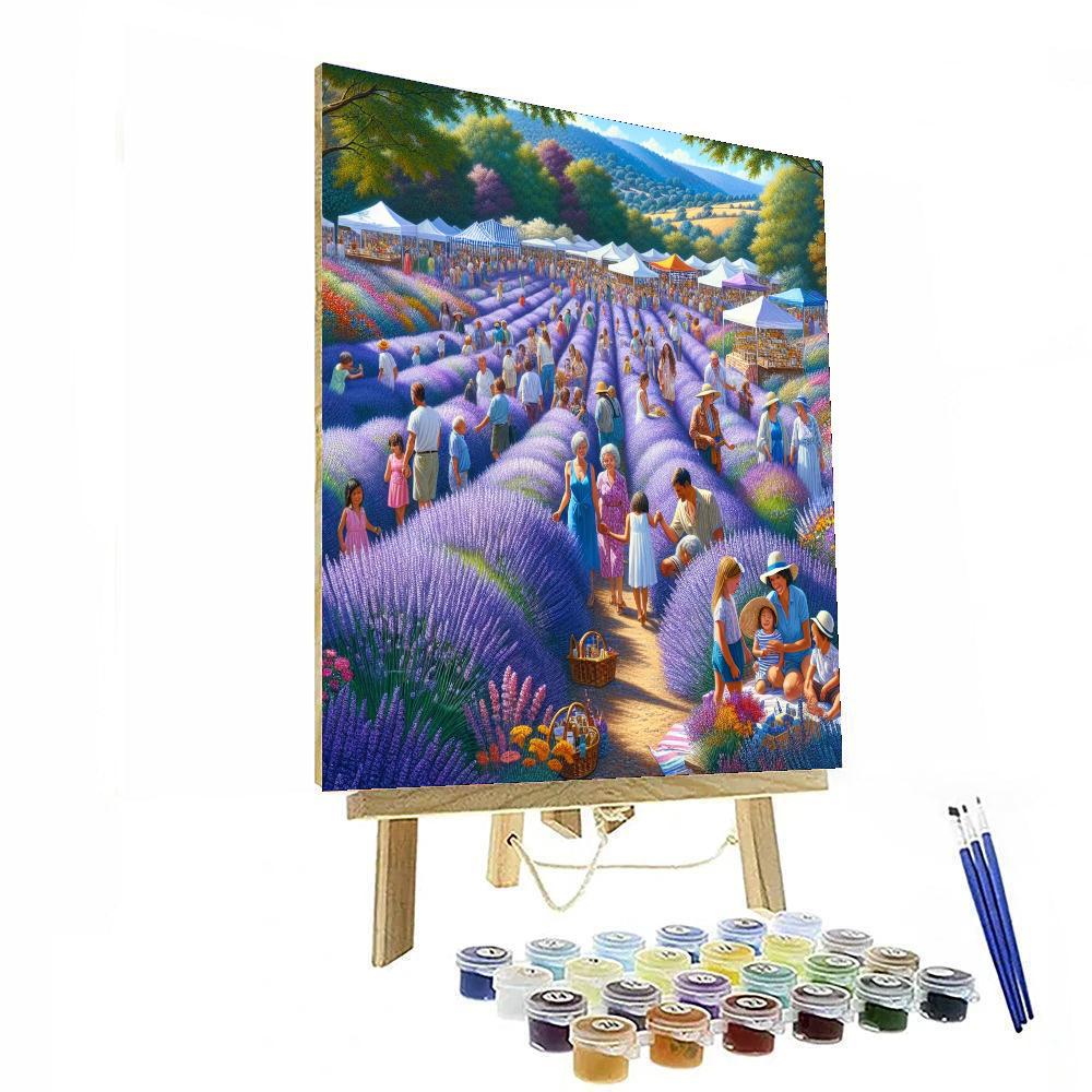 Upstate New York Lavender Festival - Usa Paint By Number