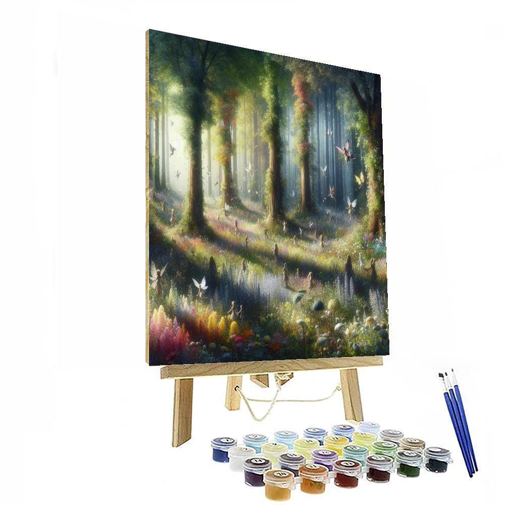 Forest Fairy Fantasia Paint By Number