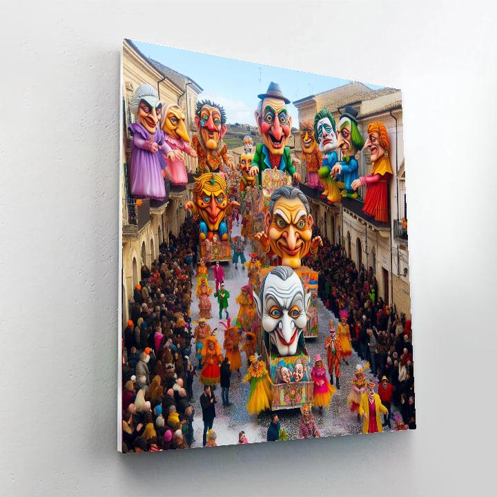 Carnevale Di Putignano - Putignano Painting Number Kit