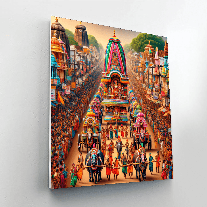 Rath Yatra - Puri DIY Paint By Numbers