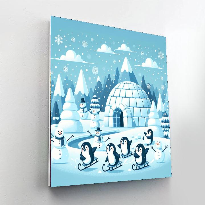 Frosty Fun Numbered Painting Kits