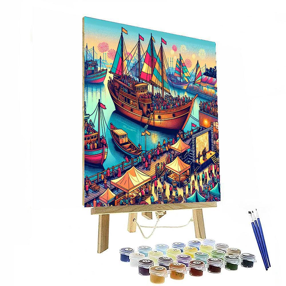 Harbour Festival DIY Paint By Numbers