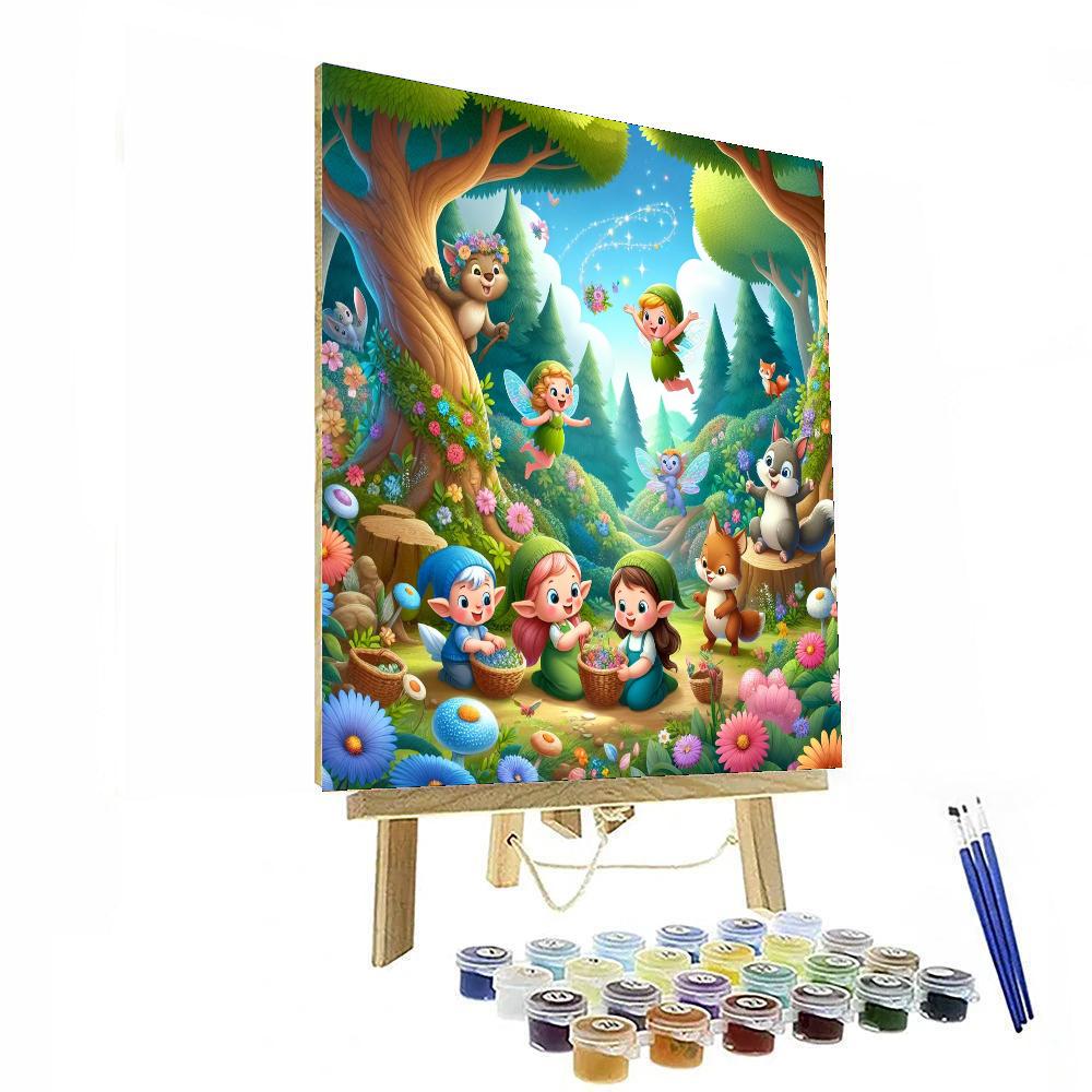 Magical Forest Guardians Paint By Numbers Art