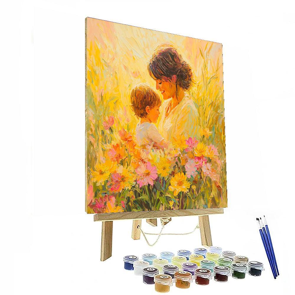 Cherished Companionship Number Painting