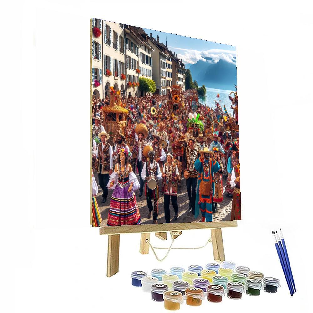 La Fête Des Vignerons Paint By Numbers Art