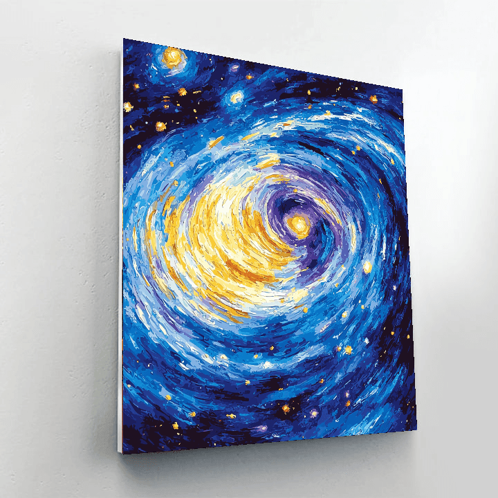 Vincent Van Gogh Inspired Endless Cosmos  Numbered Painting Kits