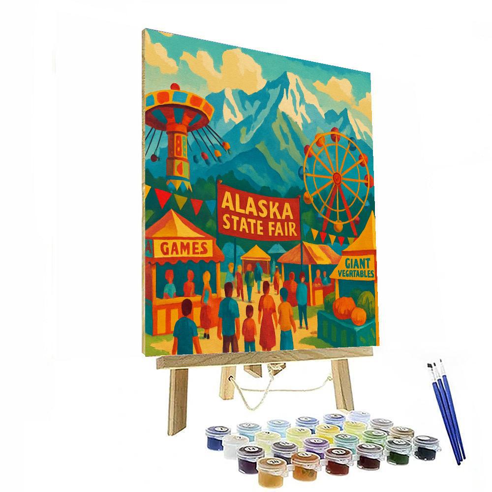 Alaska State Fair - Palmer, Usa Numbered Painting Kits