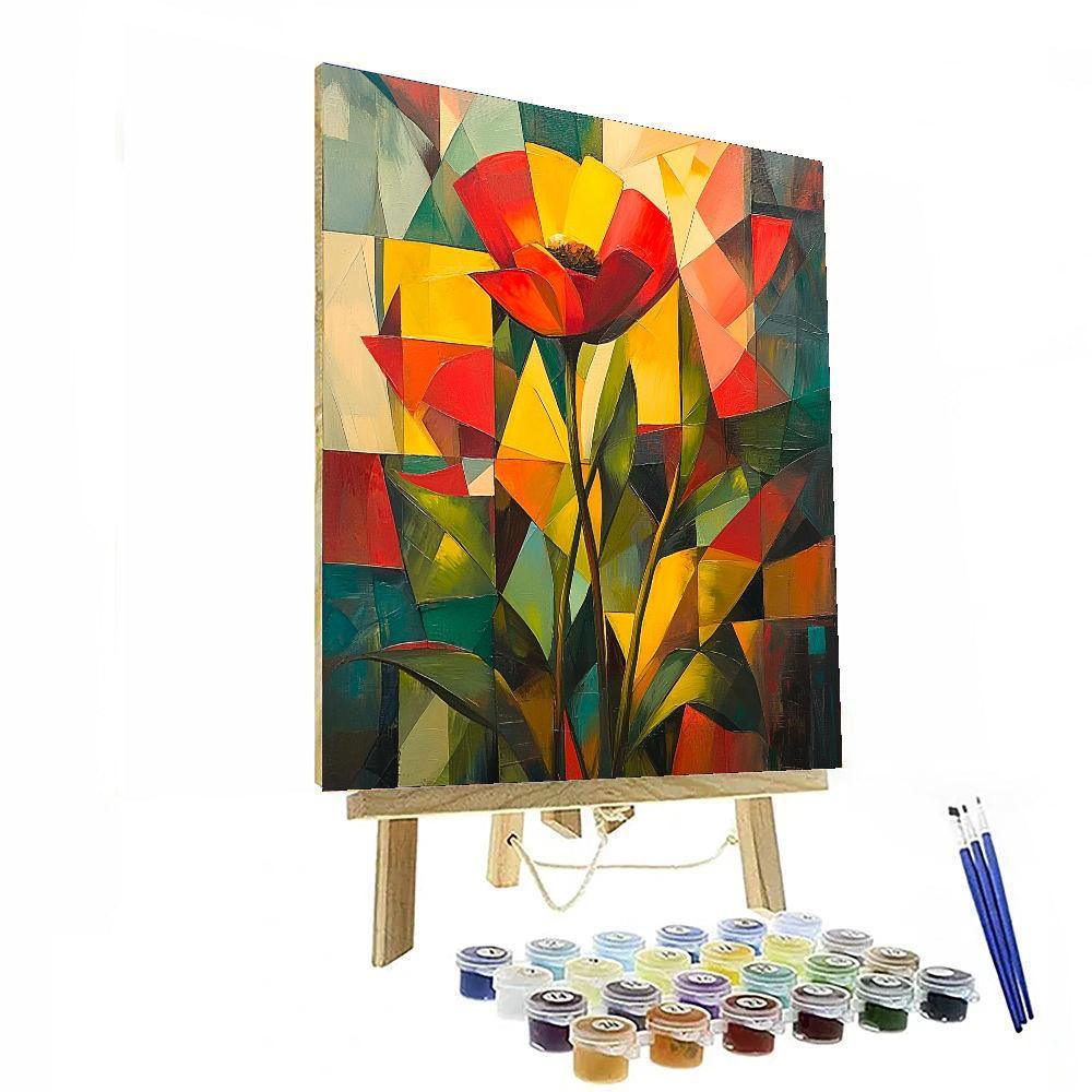 Paul Cézanne Inspired Mystic Floral Impressions  Paint By Number