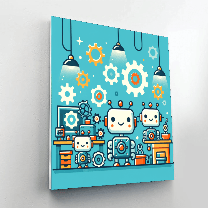 Robot Workshop Fun Paint By Color