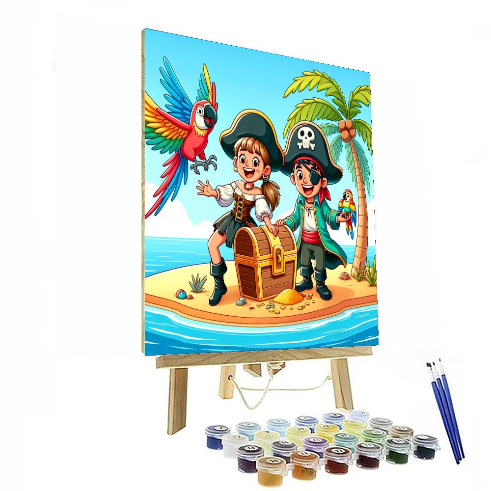 Epic Quest For Treasure Painting Number Kit