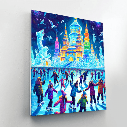 The Harbin Ice And Snow Festival Paint By Color
