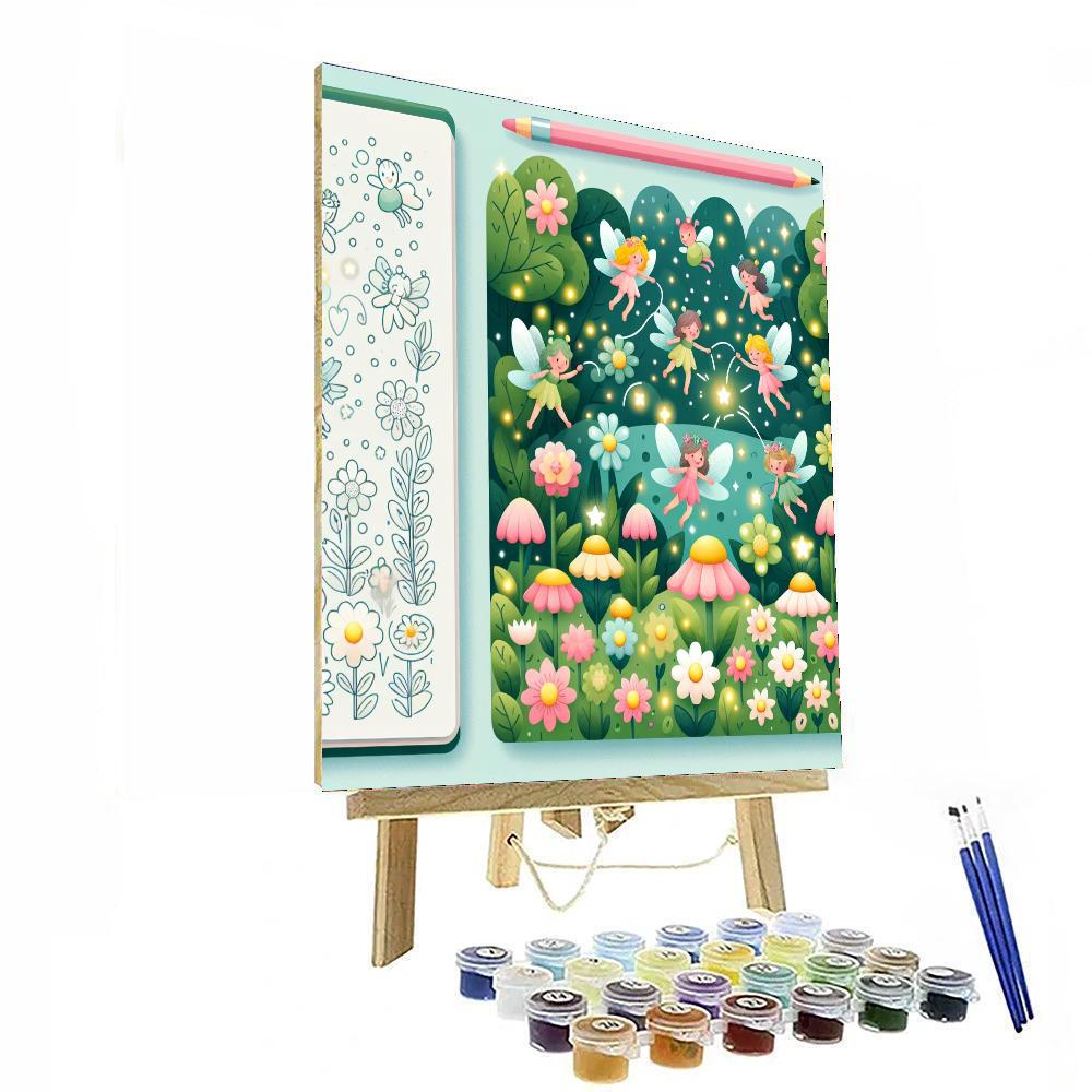 Magical Fairy Hideaway Painting Number Kit