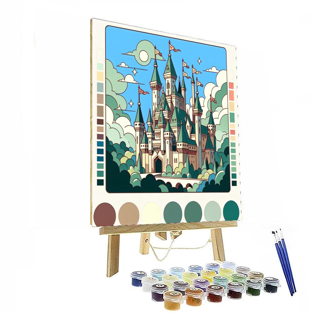 Fairytale Castle Exploration Paint By Number