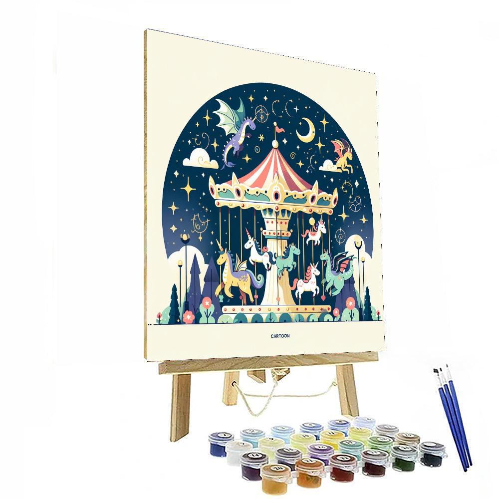 Stardust Carousel Paint By Numbers Art