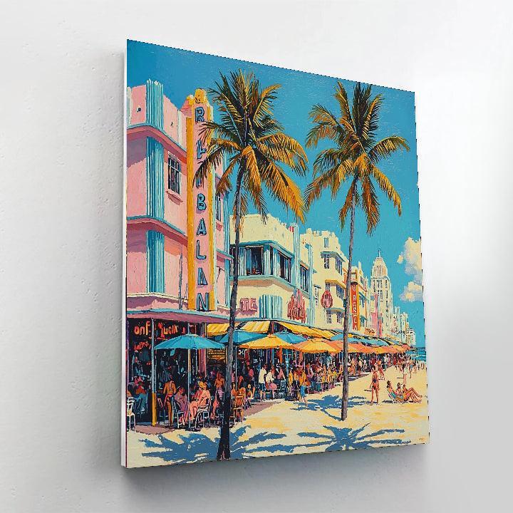 The Art Deco District Painting Number Kit