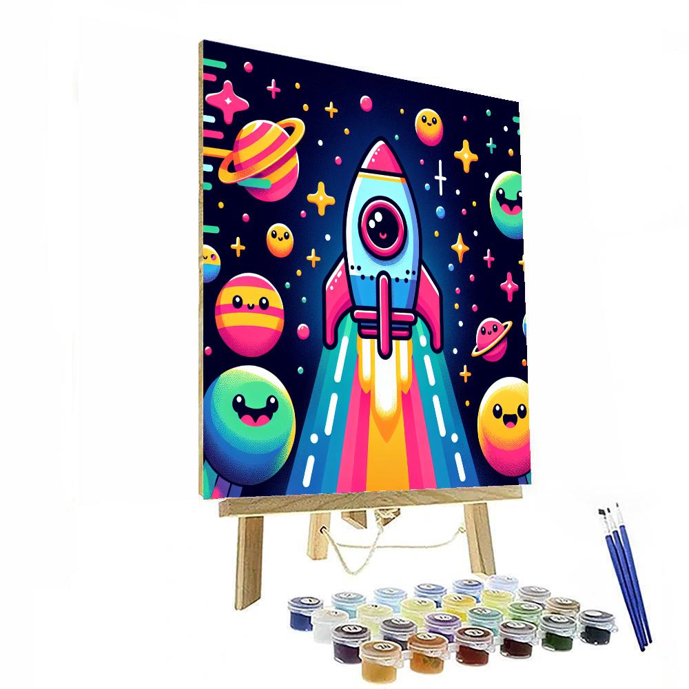 Adventure Through Space Paint By Numbers Art
