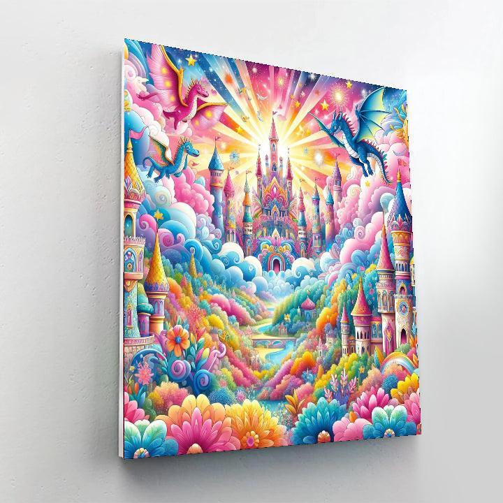 Enchanting Magical Kingdom DIY Paint By Numbers