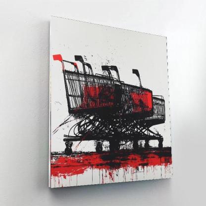 Banksy Inspired Consumerism Trap  Paint By Number