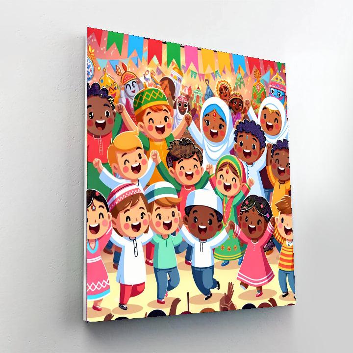 Festival Of Fun And Colors Paint By Numbers