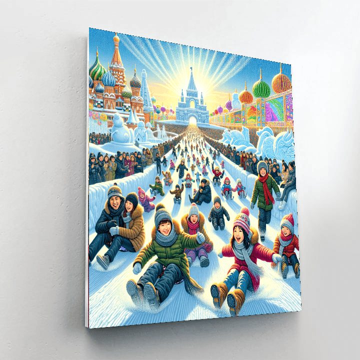 Snow & Ice Festival Painting By Numbers Kit