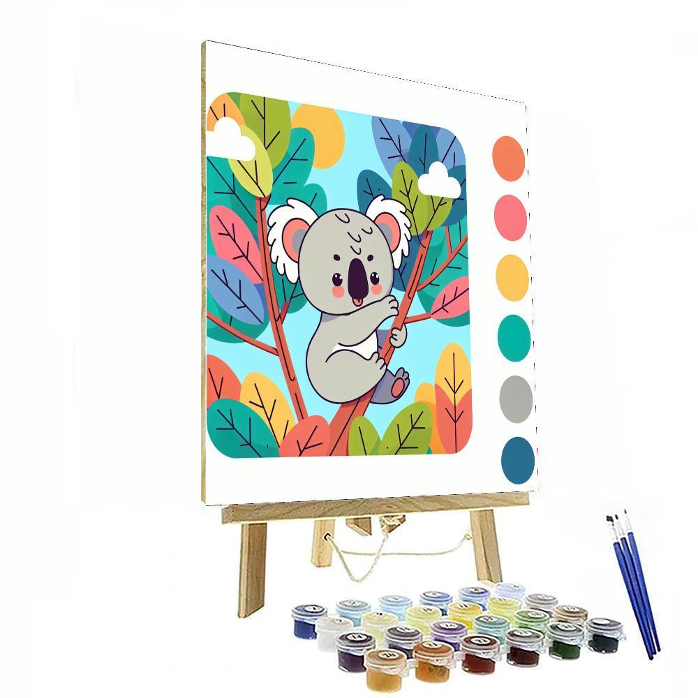 Colorful Koala Adventure Paint By Number