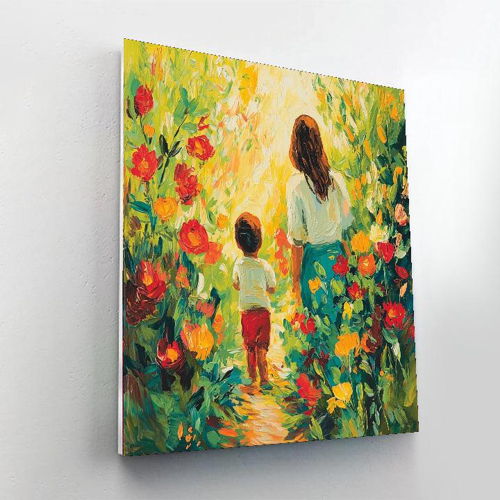 Mom's Heart Garden Painting Number Kit